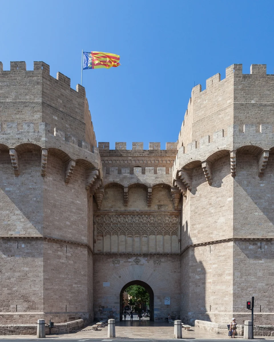Torres de Serranos in Valencia